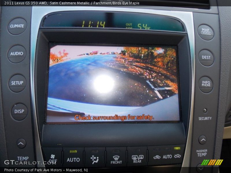 Satin Cashmere Metallic / Parchment/Birds Eye Maple 2011 Lexus GS 350 AWD