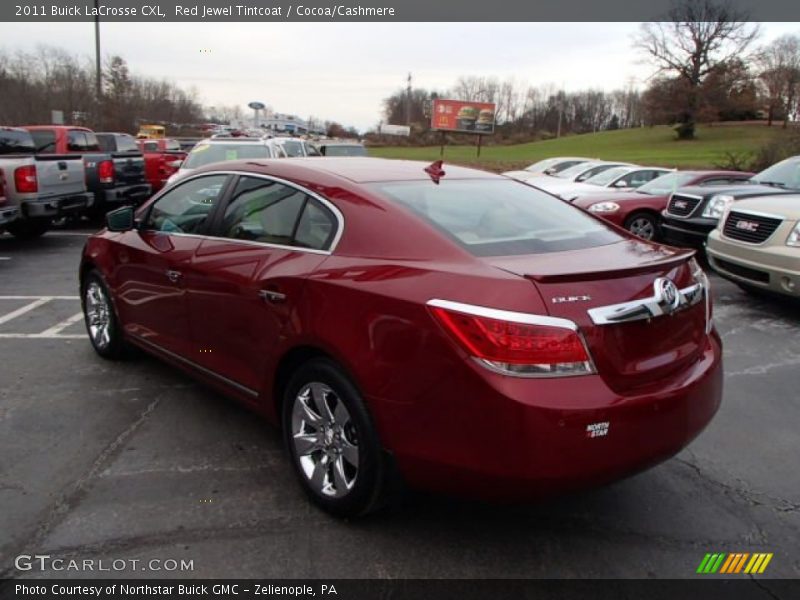 Red Jewel Tintcoat / Cocoa/Cashmere 2011 Buick LaCrosse CXL