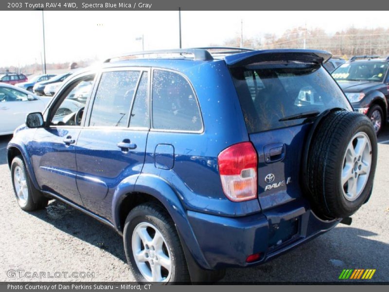 Spectra Blue Mica / Gray 2003 Toyota RAV4 4WD