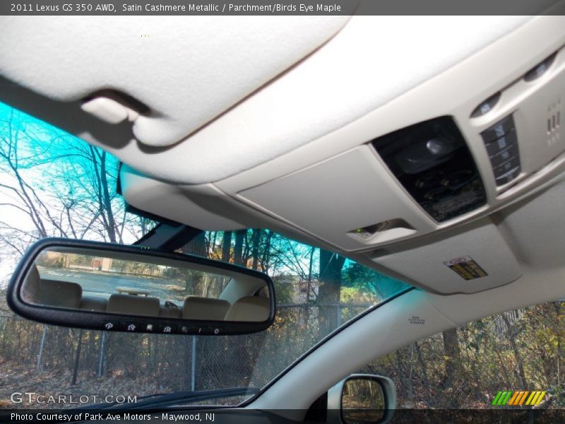 Satin Cashmere Metallic / Parchment/Birds Eye Maple 2011 Lexus GS 350 AWD