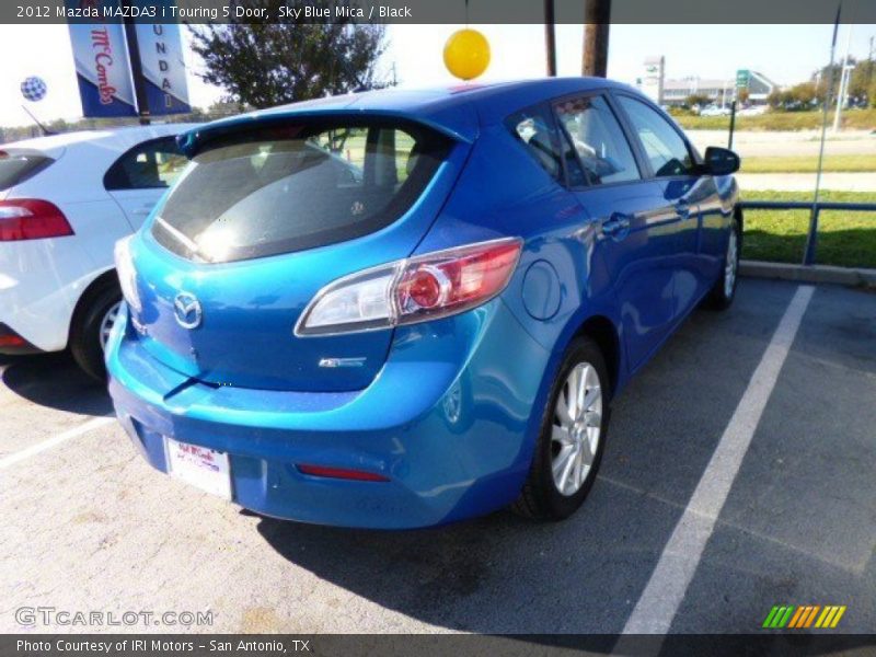 Sky Blue Mica / Black 2012 Mazda MAZDA3 i Touring 5 Door