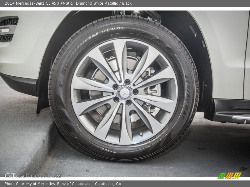Diamond White Metallic / Black 2014 Mercedes-Benz GL 450 4Matic