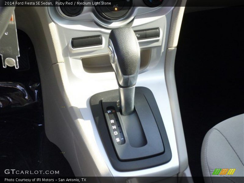 Ruby Red / Medium Light Stone 2014 Ford Fiesta SE Sedan