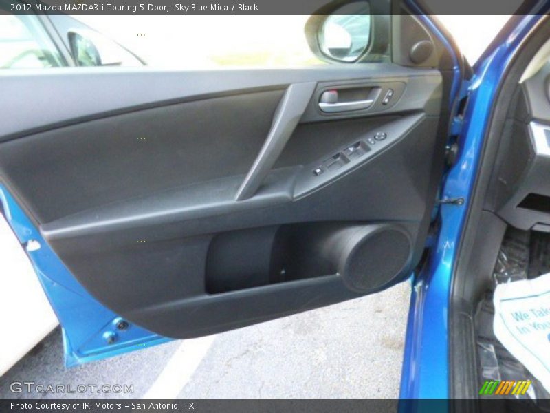 Sky Blue Mica / Black 2012 Mazda MAZDA3 i Touring 5 Door