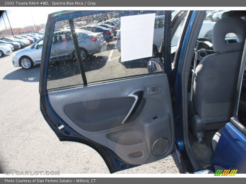 Spectra Blue Mica / Gray 2003 Toyota RAV4 4WD