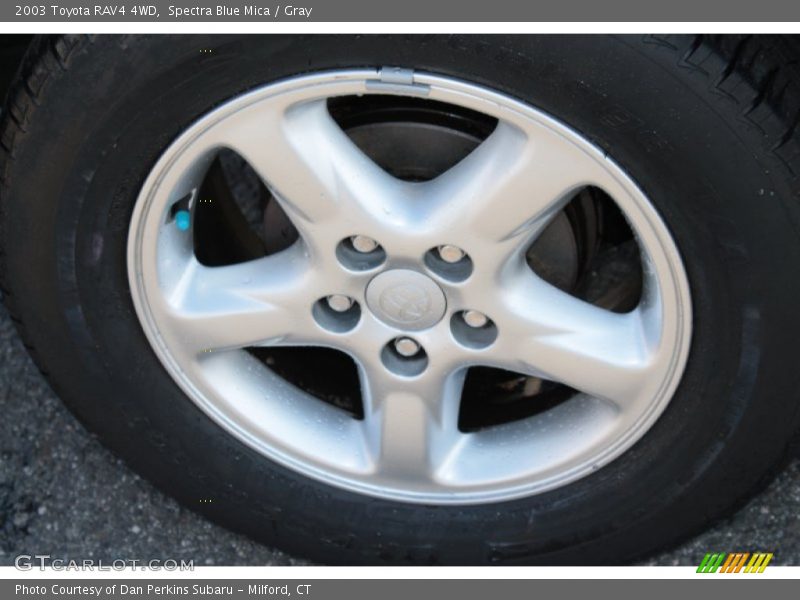 Spectra Blue Mica / Gray 2003 Toyota RAV4 4WD