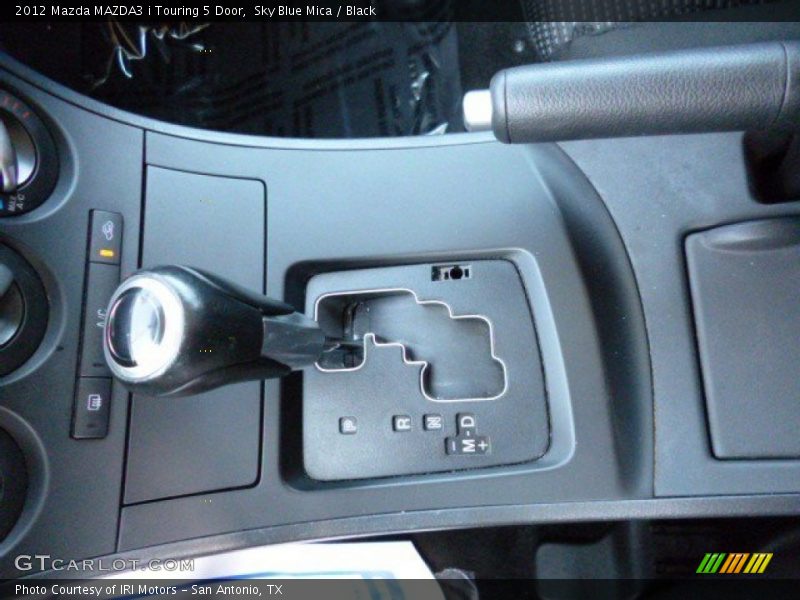 Sky Blue Mica / Black 2012 Mazda MAZDA3 i Touring 5 Door
