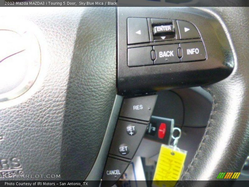 Sky Blue Mica / Black 2012 Mazda MAZDA3 i Touring 5 Door