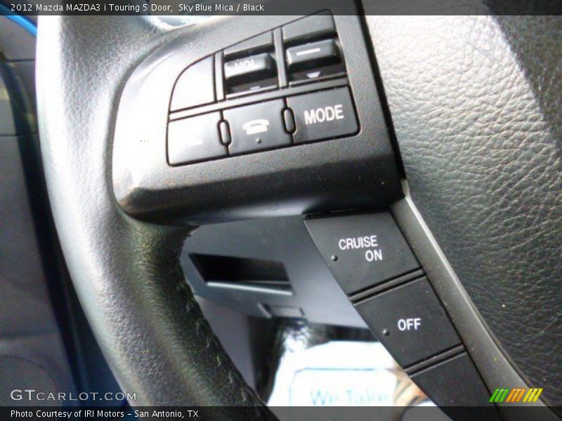 Sky Blue Mica / Black 2012 Mazda MAZDA3 i Touring 5 Door