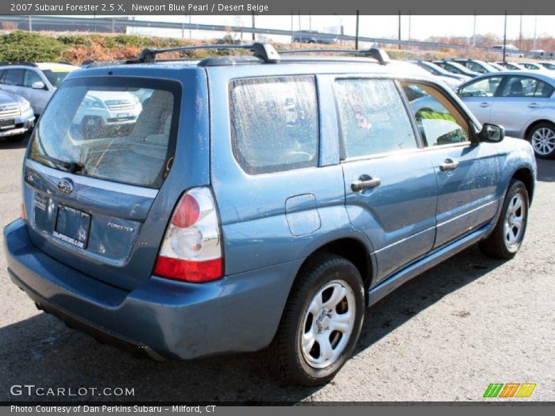 Newport Blue Pearl / Desert Beige 2007 Subaru Forester 2.5 X