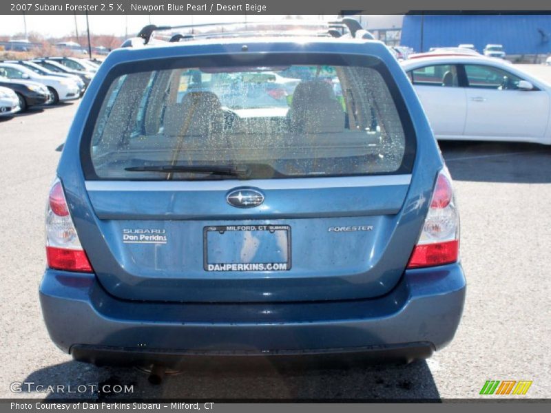 Newport Blue Pearl / Desert Beige 2007 Subaru Forester 2.5 X