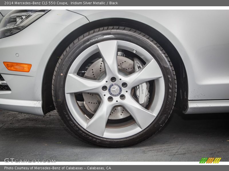 Iridium Silver Metallic / Black 2014 Mercedes-Benz CLS 550 Coupe