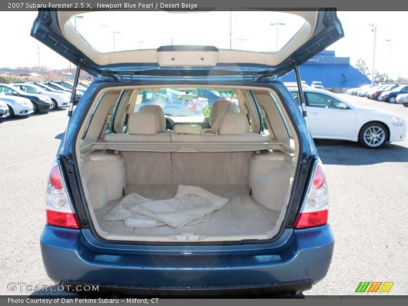 Newport Blue Pearl / Desert Beige 2007 Subaru Forester 2.5 X