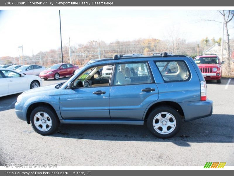 Newport Blue Pearl / Desert Beige 2007 Subaru Forester 2.5 X
