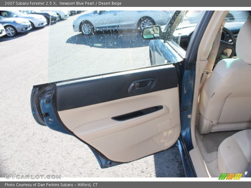 Newport Blue Pearl / Desert Beige 2007 Subaru Forester 2.5 X