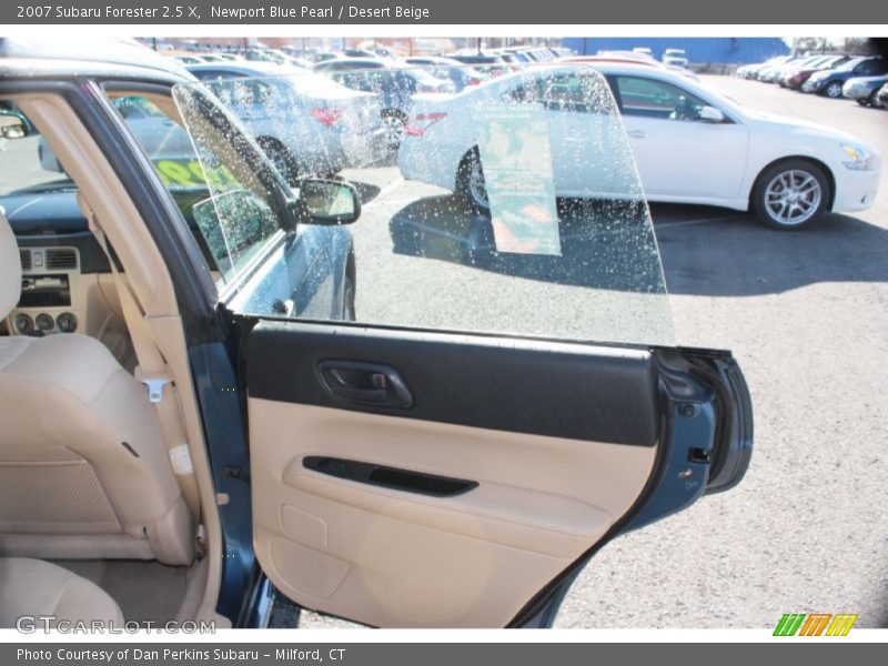 Newport Blue Pearl / Desert Beige 2007 Subaru Forester 2.5 X