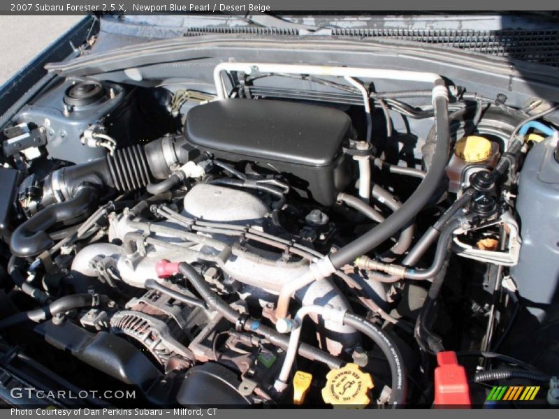 Newport Blue Pearl / Desert Beige 2007 Subaru Forester 2.5 X