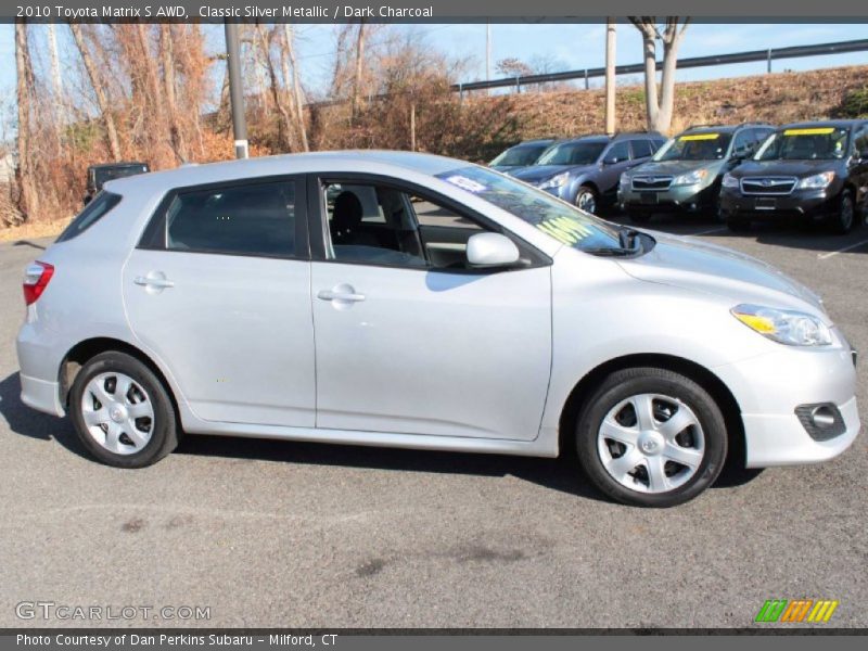 Classic Silver Metallic / Dark Charcoal 2010 Toyota Matrix S AWD