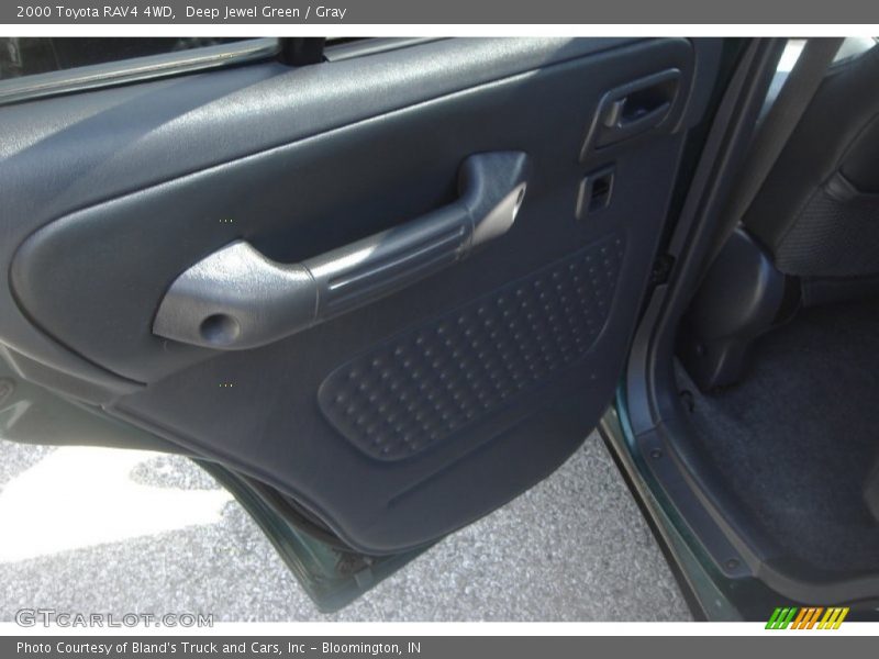 Deep Jewel Green / Gray 2000 Toyota RAV4 4WD