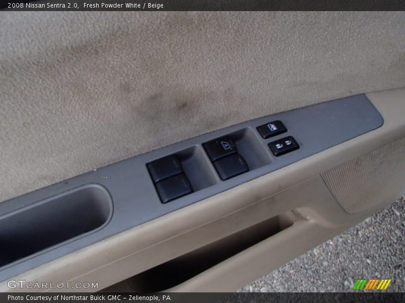 Fresh Powder White / Beige 2008 Nissan Sentra 2.0