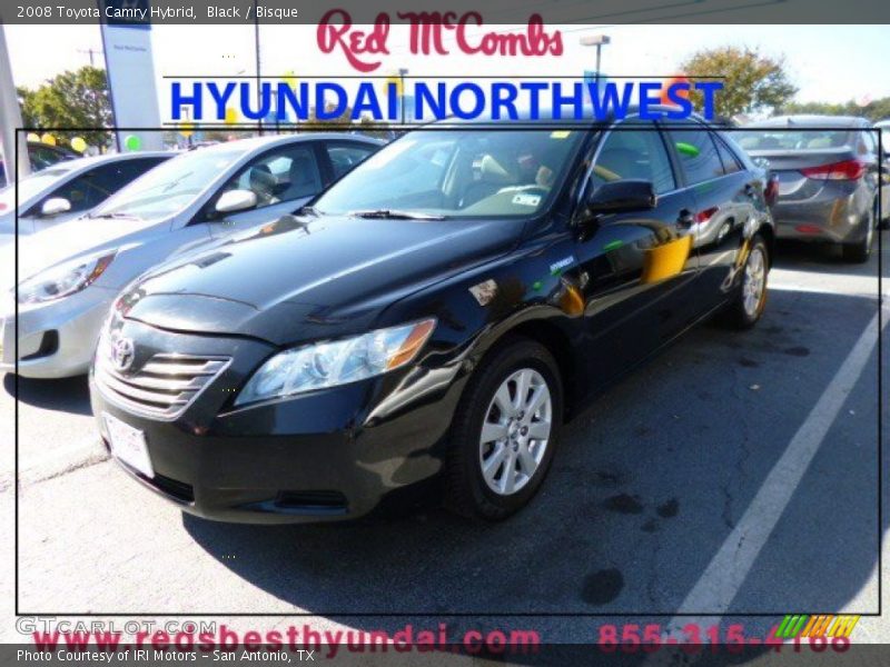 Black / Bisque 2008 Toyota Camry Hybrid