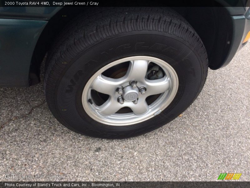 Deep Jewel Green / Gray 2000 Toyota RAV4 4WD