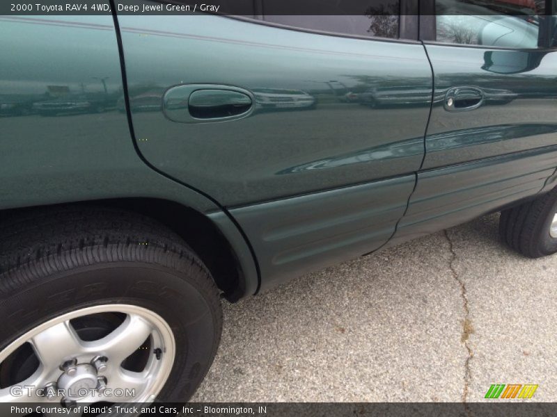 Deep Jewel Green / Gray 2000 Toyota RAV4 4WD