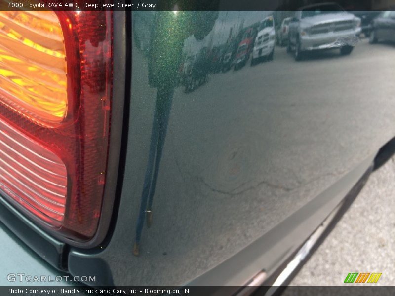 Deep Jewel Green / Gray 2000 Toyota RAV4 4WD