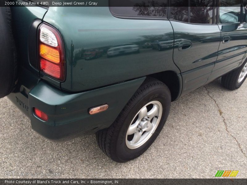 Deep Jewel Green / Gray 2000 Toyota RAV4 4WD