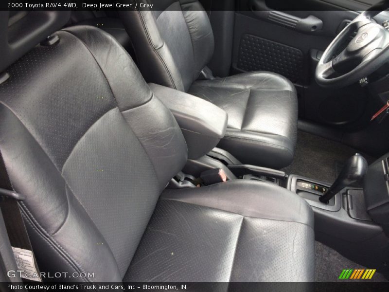 Deep Jewel Green / Gray 2000 Toyota RAV4 4WD
