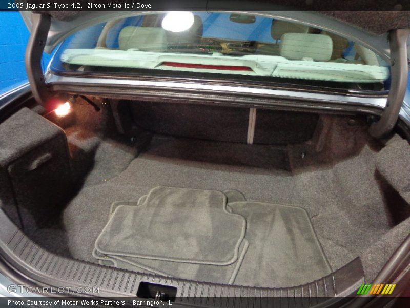 Zircon Metallic / Dove 2005 Jaguar S-Type 4.2