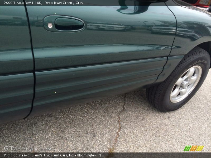 Deep Jewel Green / Gray 2000 Toyota RAV4 4WD