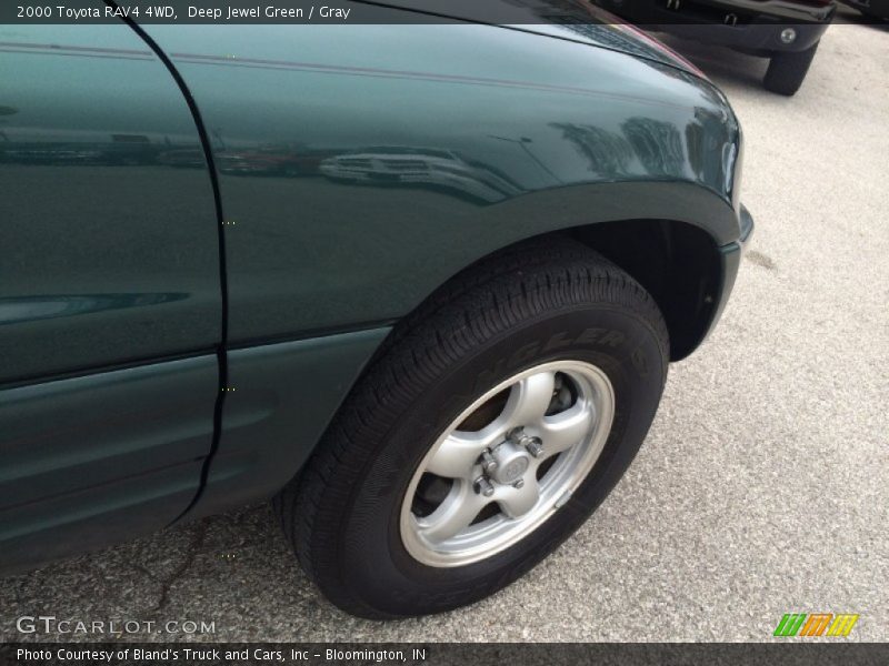 Deep Jewel Green / Gray 2000 Toyota RAV4 4WD