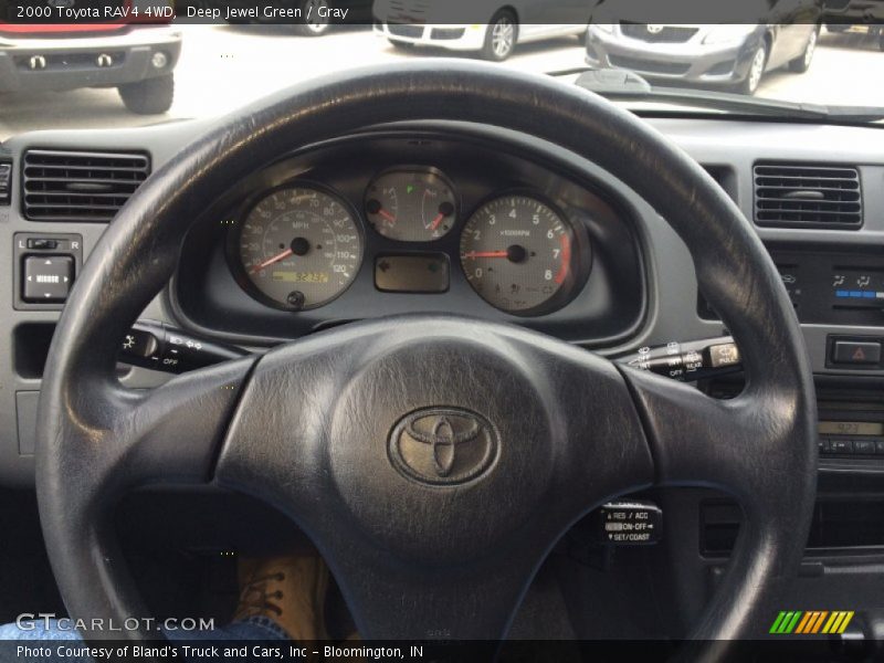 Deep Jewel Green / Gray 2000 Toyota RAV4 4WD