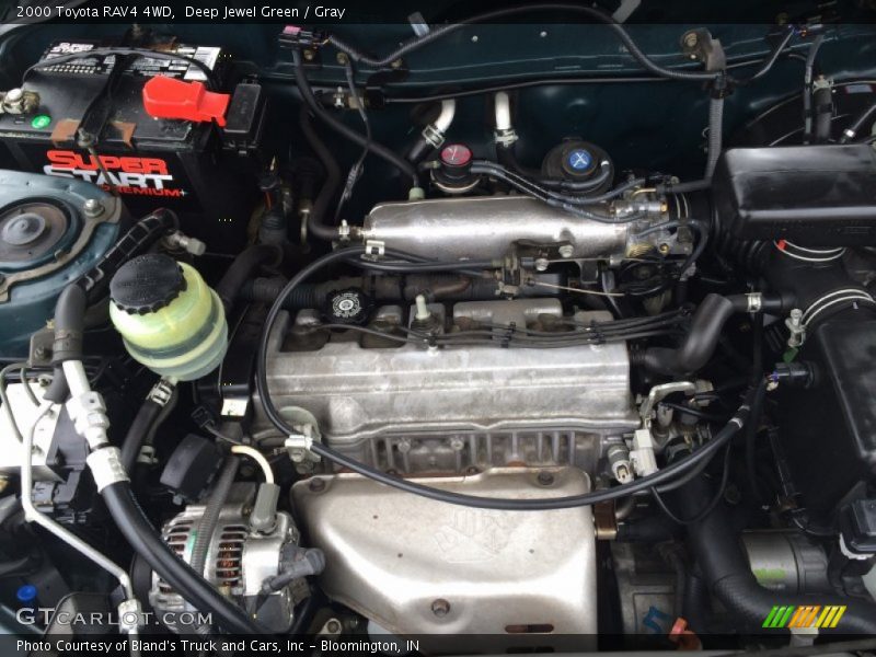 Deep Jewel Green / Gray 2000 Toyota RAV4 4WD