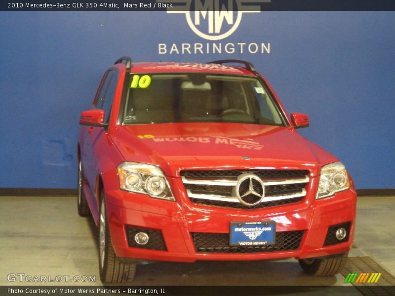 Mars Red / Black 2010 Mercedes-Benz GLK 350 4Matic