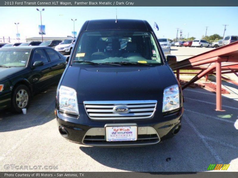 Panther Black Metallic / Dark Gray 2013 Ford Transit Connect XLT Wagon