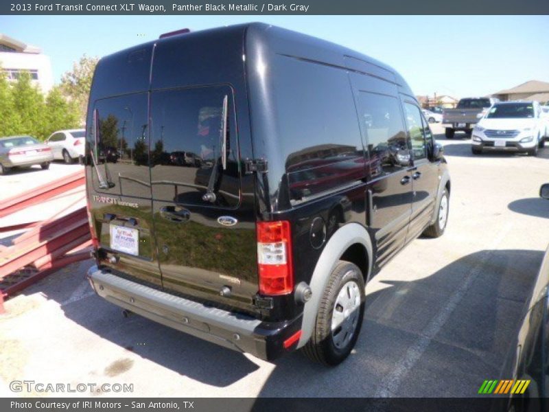 Panther Black Metallic / Dark Gray 2013 Ford Transit Connect XLT Wagon