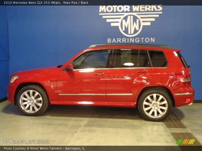Mars Red / Black 2010 Mercedes-Benz GLK 350 4Matic