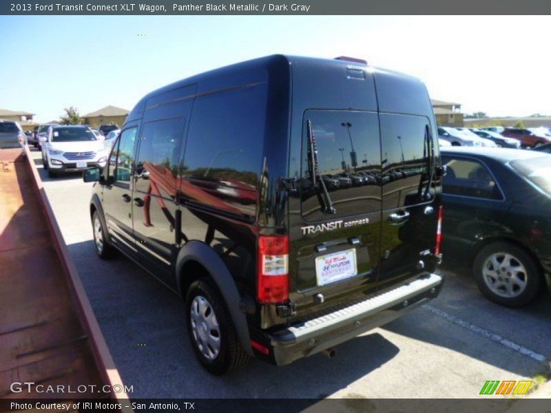 Panther Black Metallic / Dark Gray 2013 Ford Transit Connect XLT Wagon