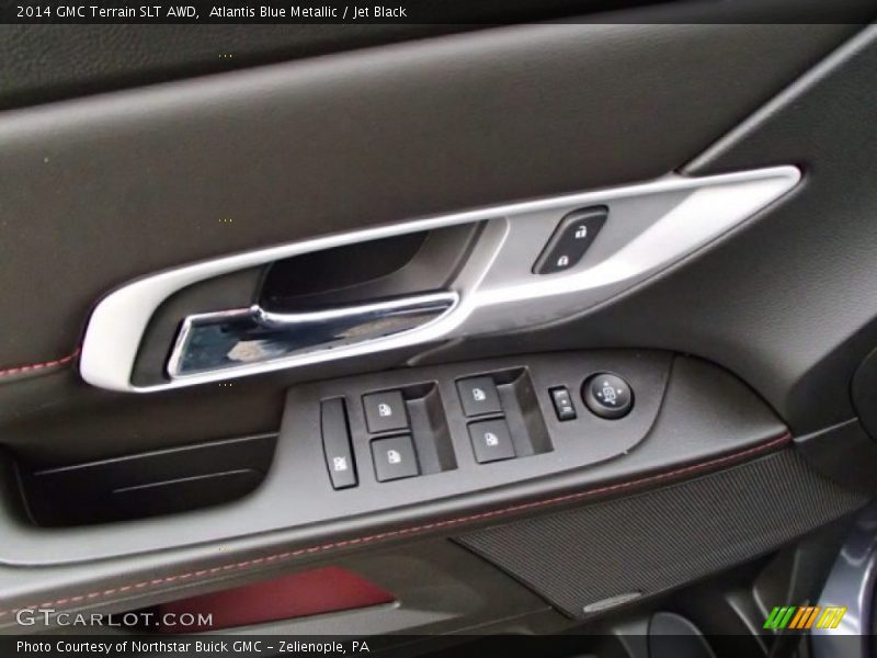 Atlantis Blue Metallic / Jet Black 2014 GMC Terrain SLT AWD