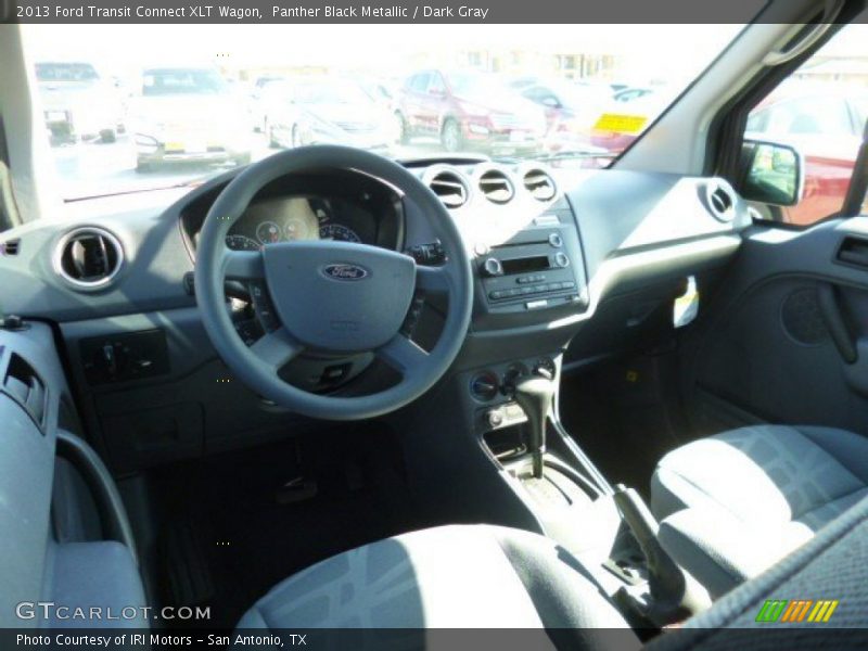 Panther Black Metallic / Dark Gray 2013 Ford Transit Connect XLT Wagon