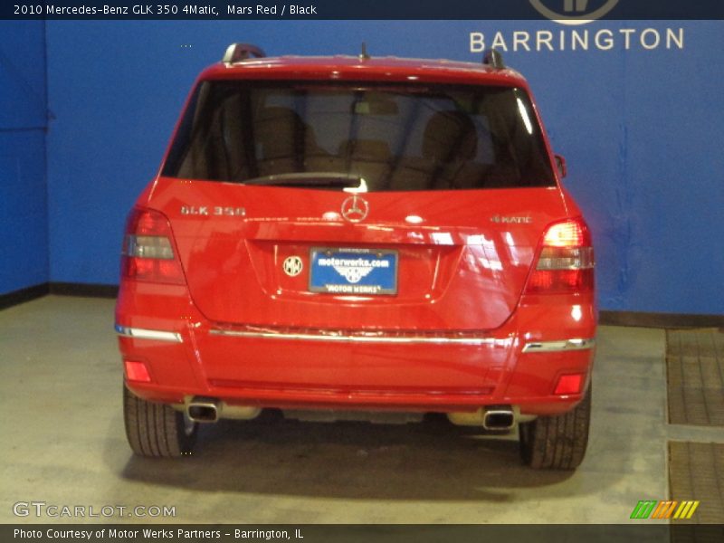 Mars Red / Black 2010 Mercedes-Benz GLK 350 4Matic