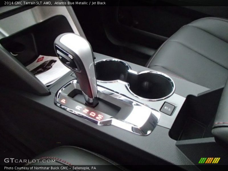 Atlantis Blue Metallic / Jet Black 2014 GMC Terrain SLT AWD