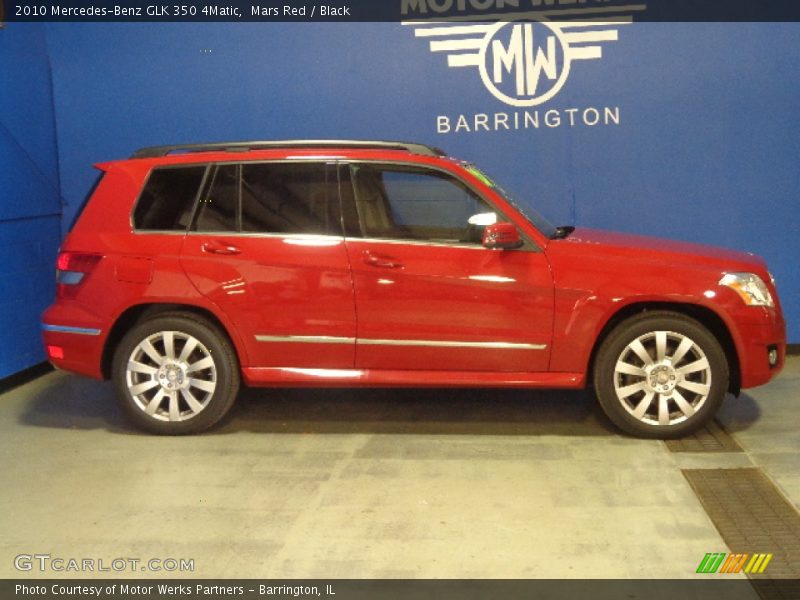 Mars Red / Black 2010 Mercedes-Benz GLK 350 4Matic