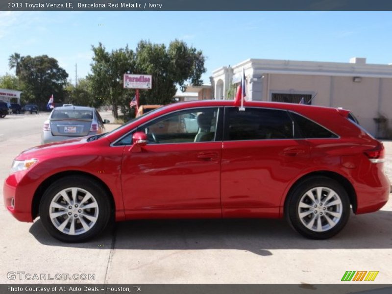 Barcelona Red Metallic / Ivory 2013 Toyota Venza LE