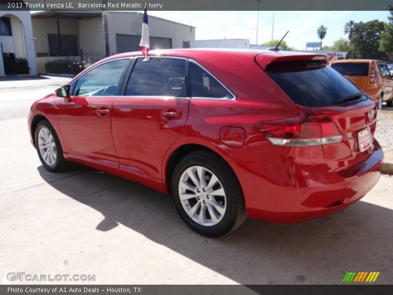 Barcelona Red Metallic / Ivory 2013 Toyota Venza LE