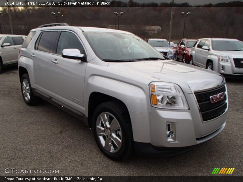 Quicksilver Metallic / Jet Black 2014 GMC Terrain SLE AWD