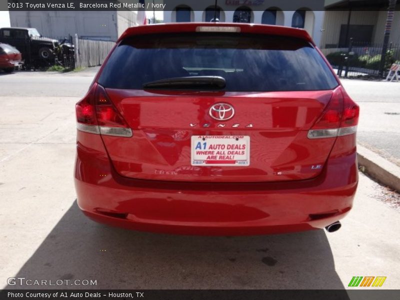 Barcelona Red Metallic / Ivory 2013 Toyota Venza LE
