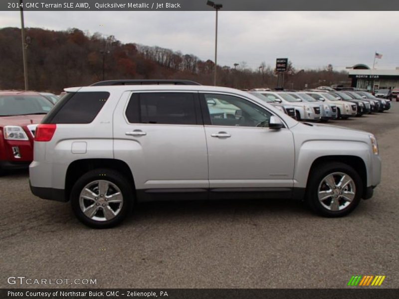 Quicksilver Metallic / Jet Black 2014 GMC Terrain SLE AWD